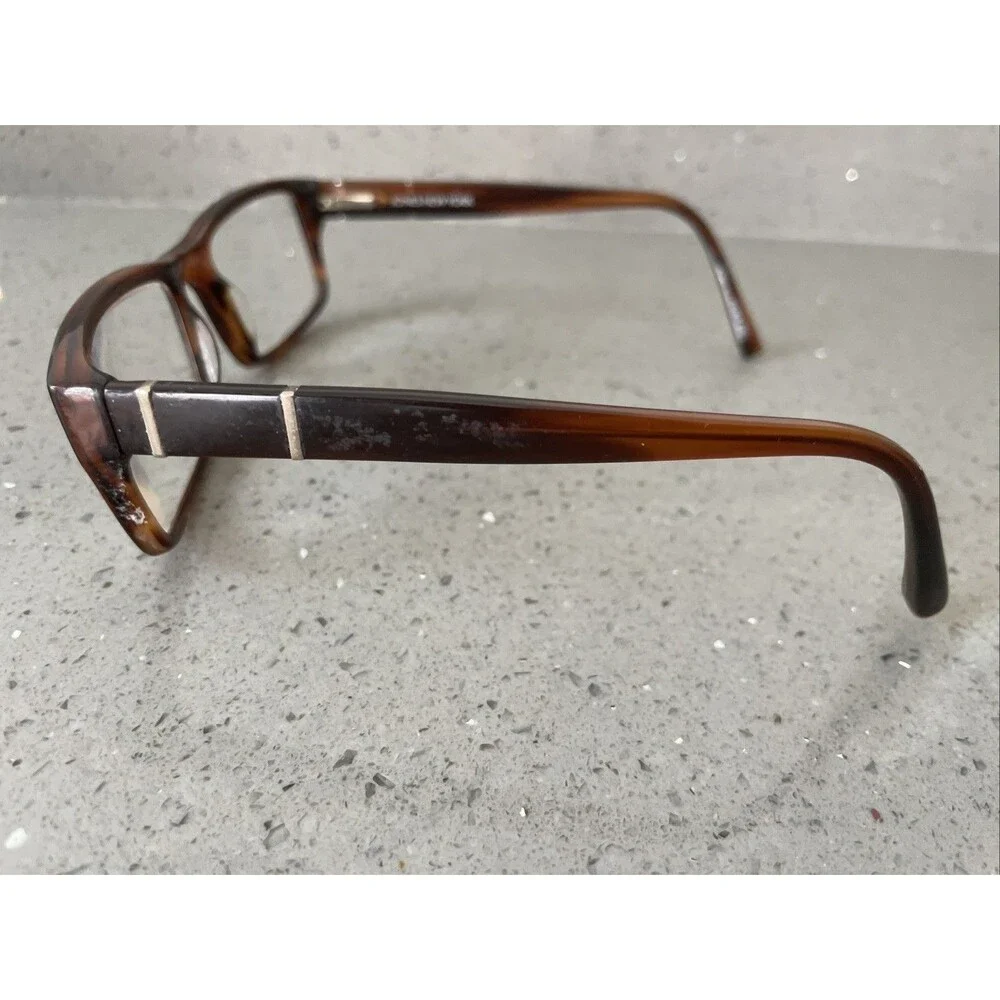JONES NEW YORK EYEGLASSES FRAMES ONLY J512 BROWN TORTOISE FULL RIM 54-21-145